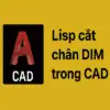 Lisp cắt chân Dim trong Cad