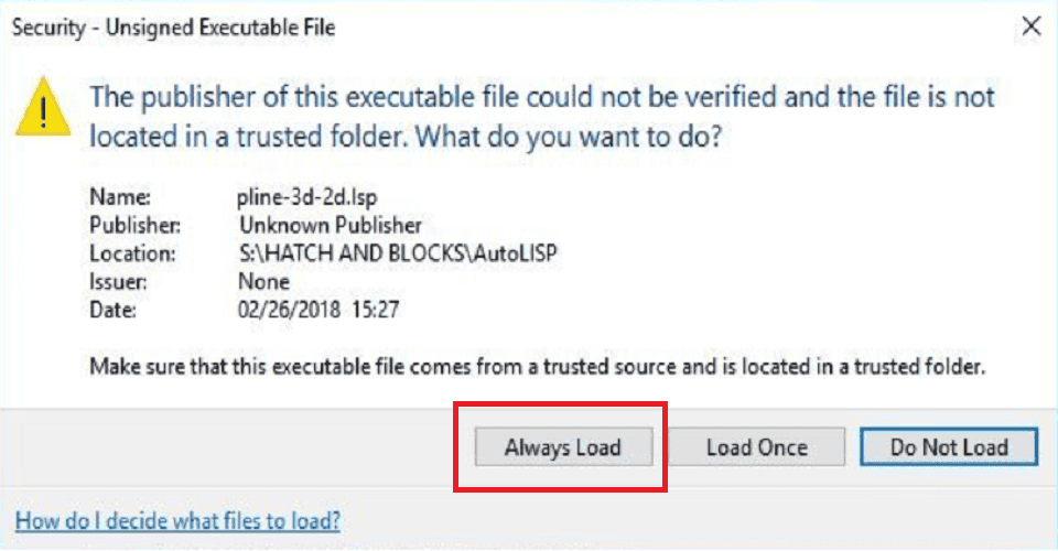 Load lisp trong CAD