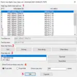 Bảng danh mục tự động trong cad