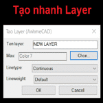 Tạo nhanh Layer