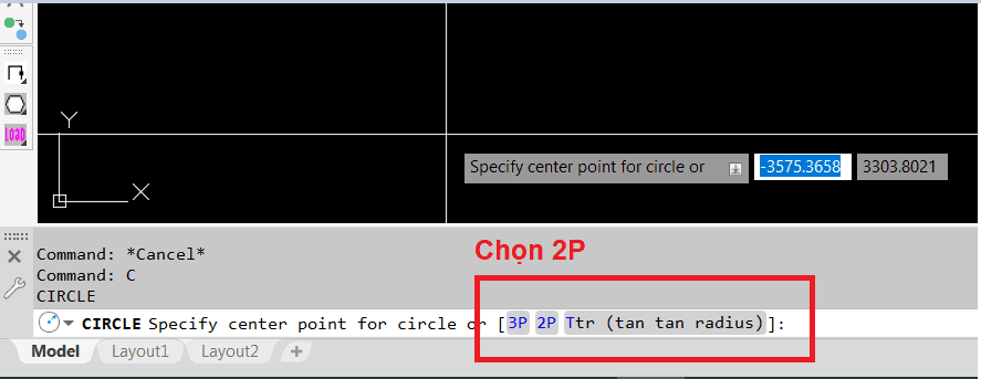 Cách 4 vẽ đường tròn