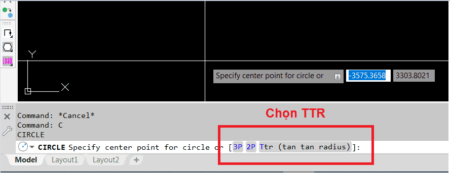 Cách 5 vẽ đường tròn