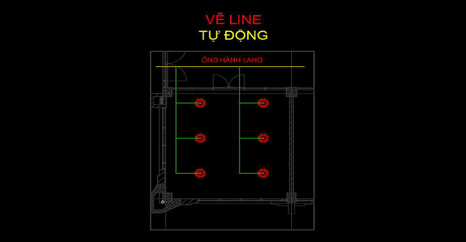Lisp vẽ line tự động cho Block