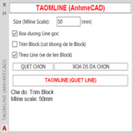 Lisp chuyển các đường Line thành Mline