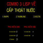 Lisp vẽ shop cấp thoát nước